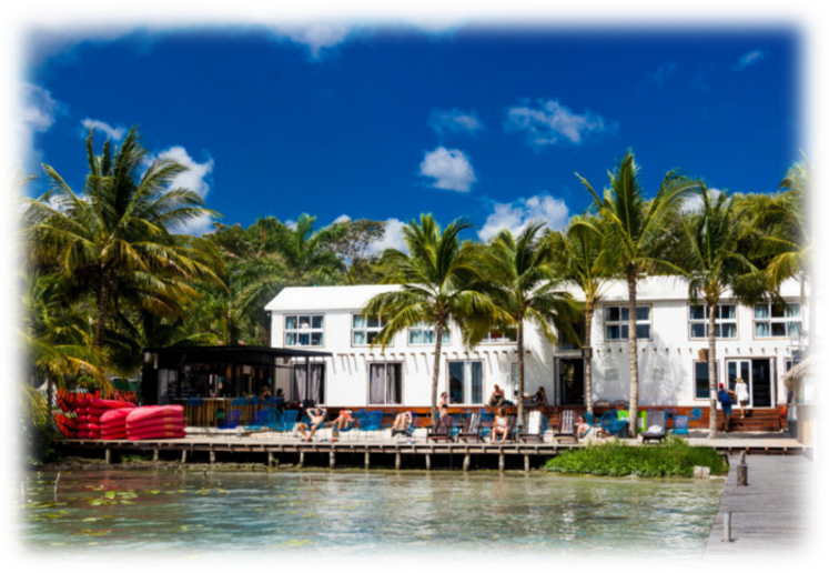 the yak lake house bacalar Mexico